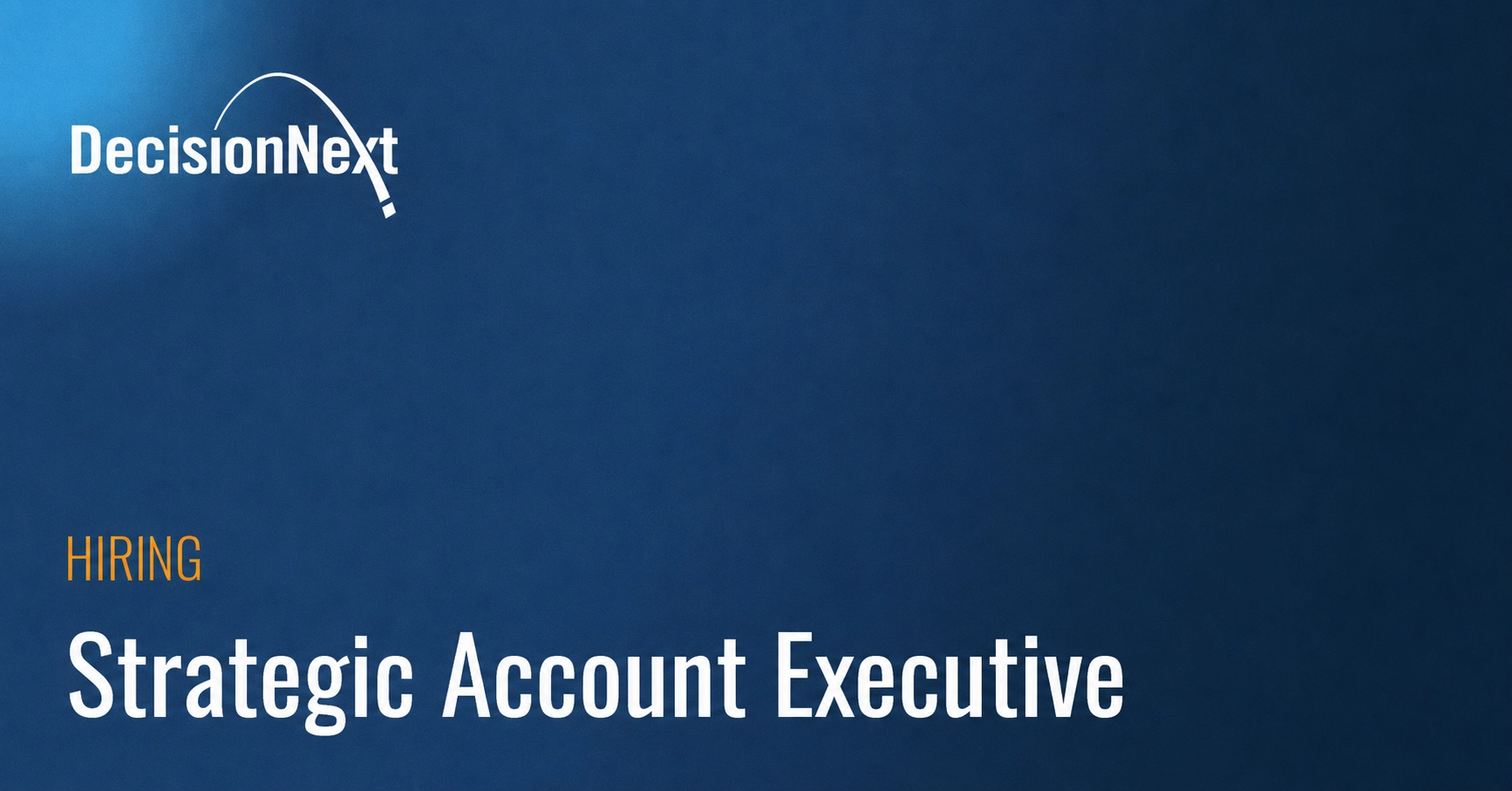 Hiring – Strategic Account Executive